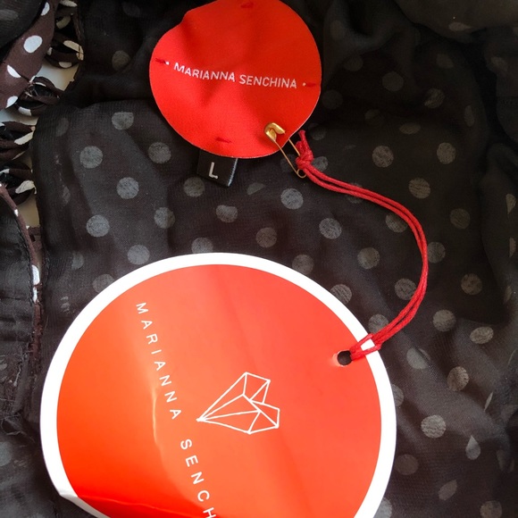 MARIANNA SENCHINA Mignolia Dress Brown & White - Picture 6 of 8